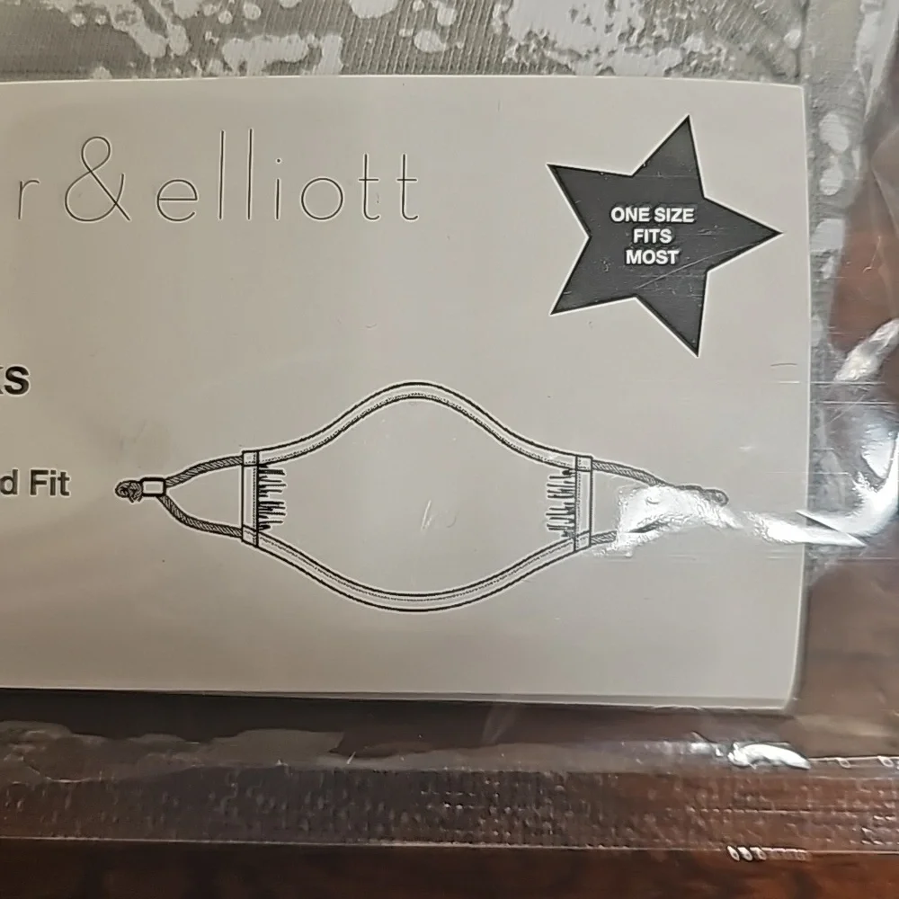 NEW harper & elliott 5 packs @ 3 kid's face masks adjustable reusuable washable